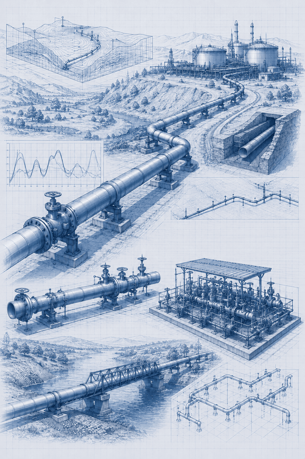 Pipeline Engineering Schematic